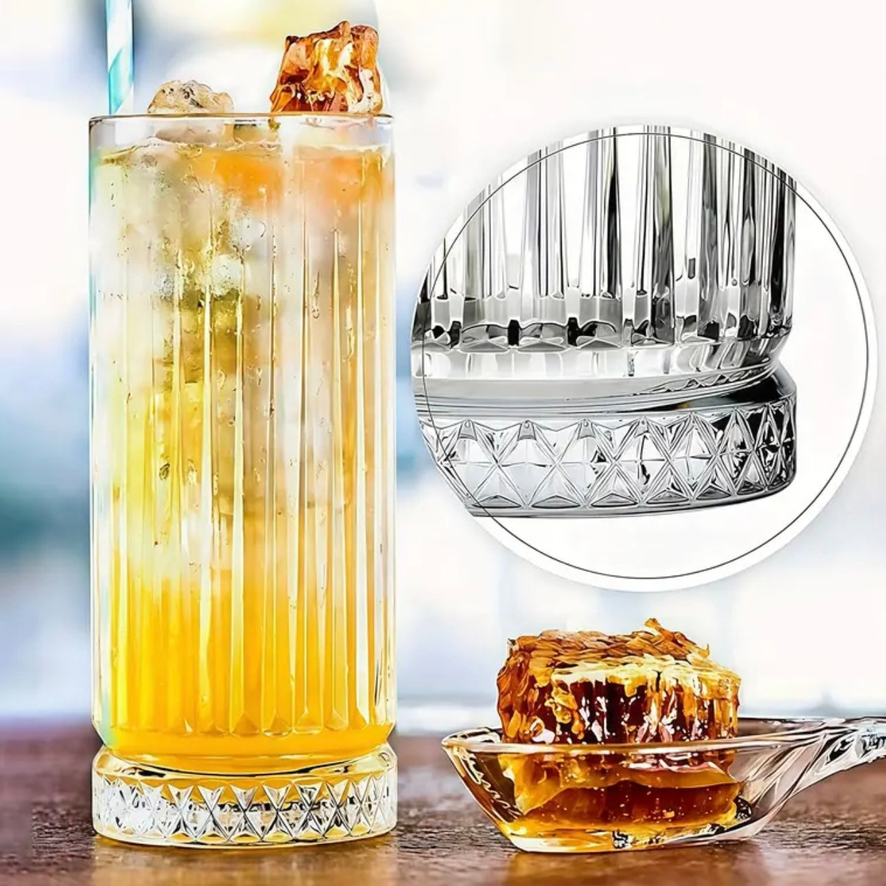 Zenora 6-Piece Elegant Highball Glassware Set