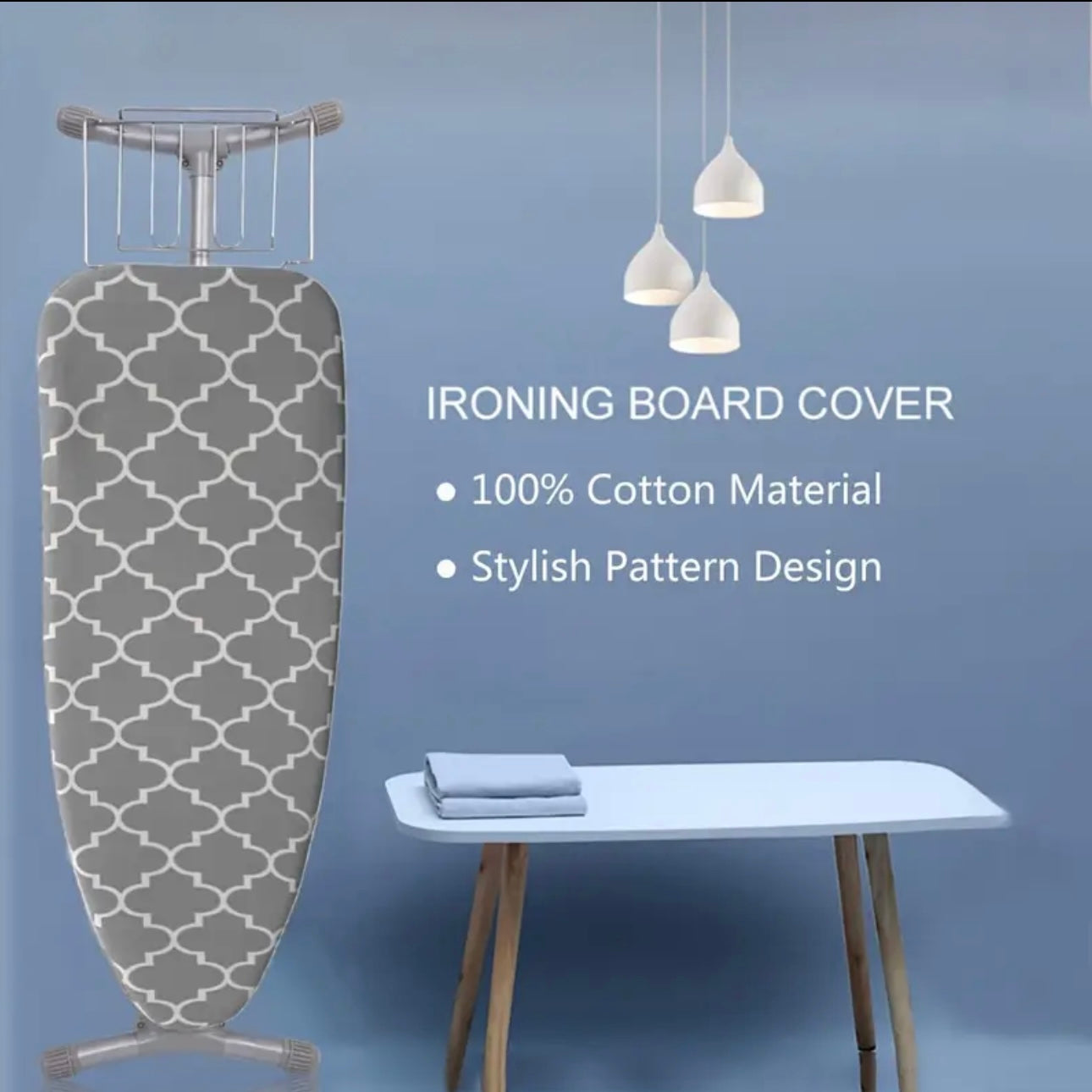Zenora Heavy-Duty Ironing Board Cover & Pad