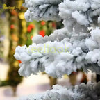 Teellook Snowflake Flocked Encrypted Christmas Tree