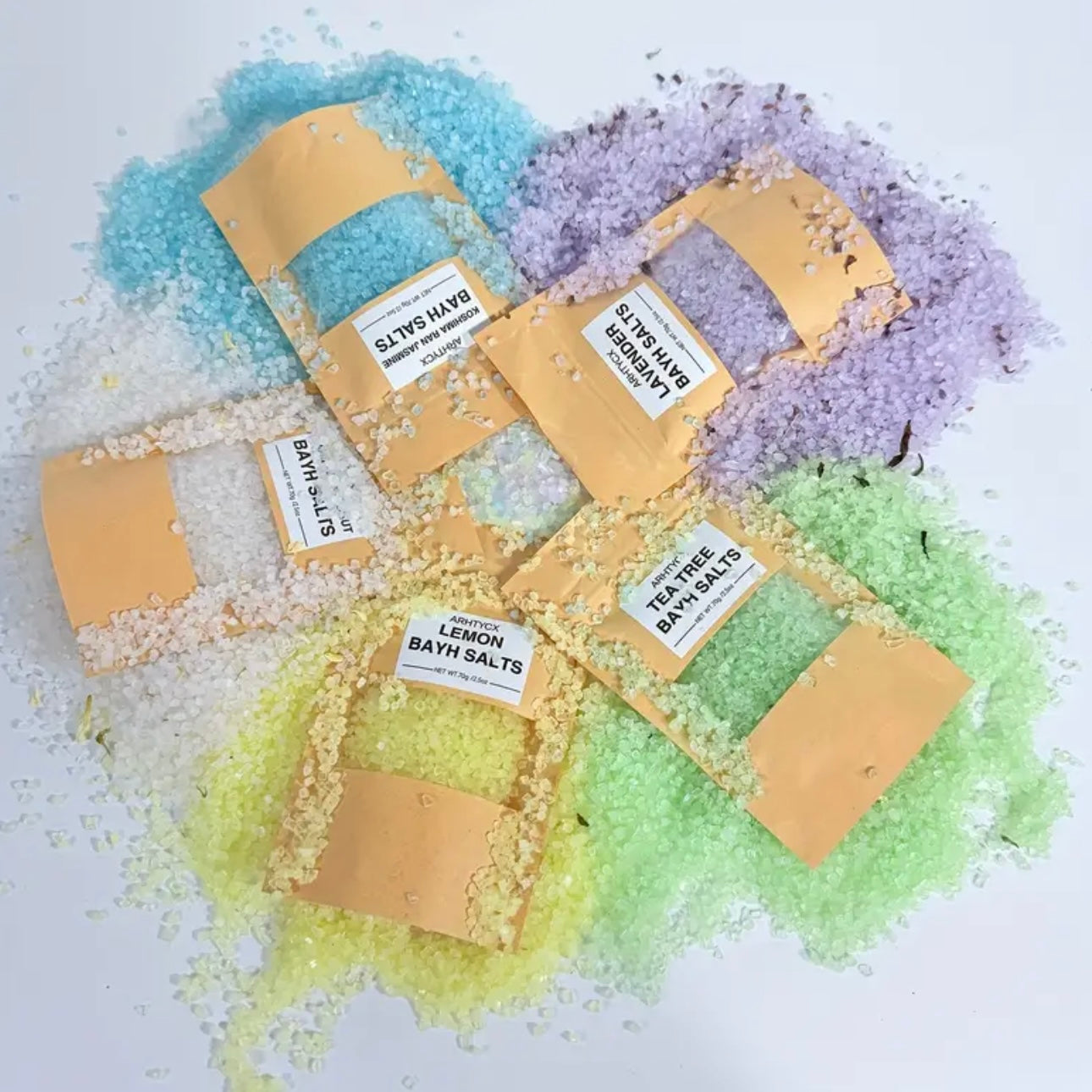 Zenora 5-Pack Spa Bath Salt Set