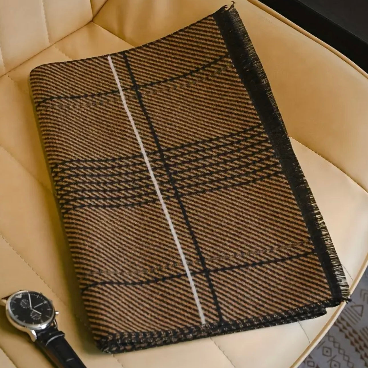 Unisex Winter Thick Warm Velvet Scarf