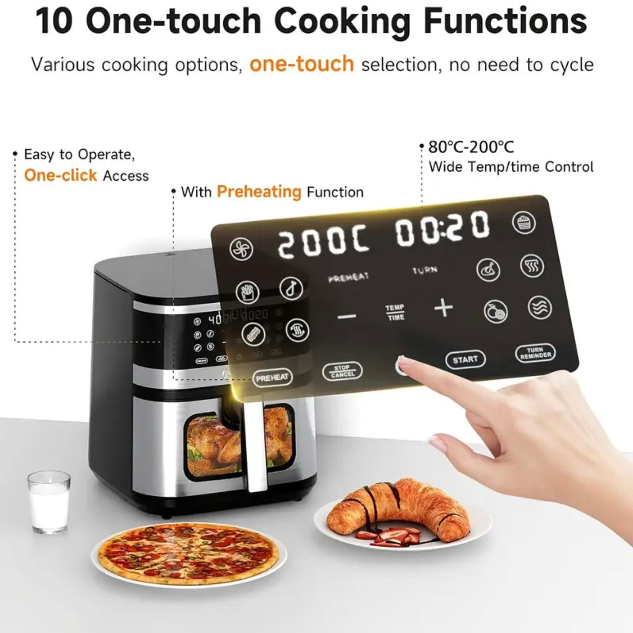 Zenora Rayswitch 8.5L Air Fryer Oven