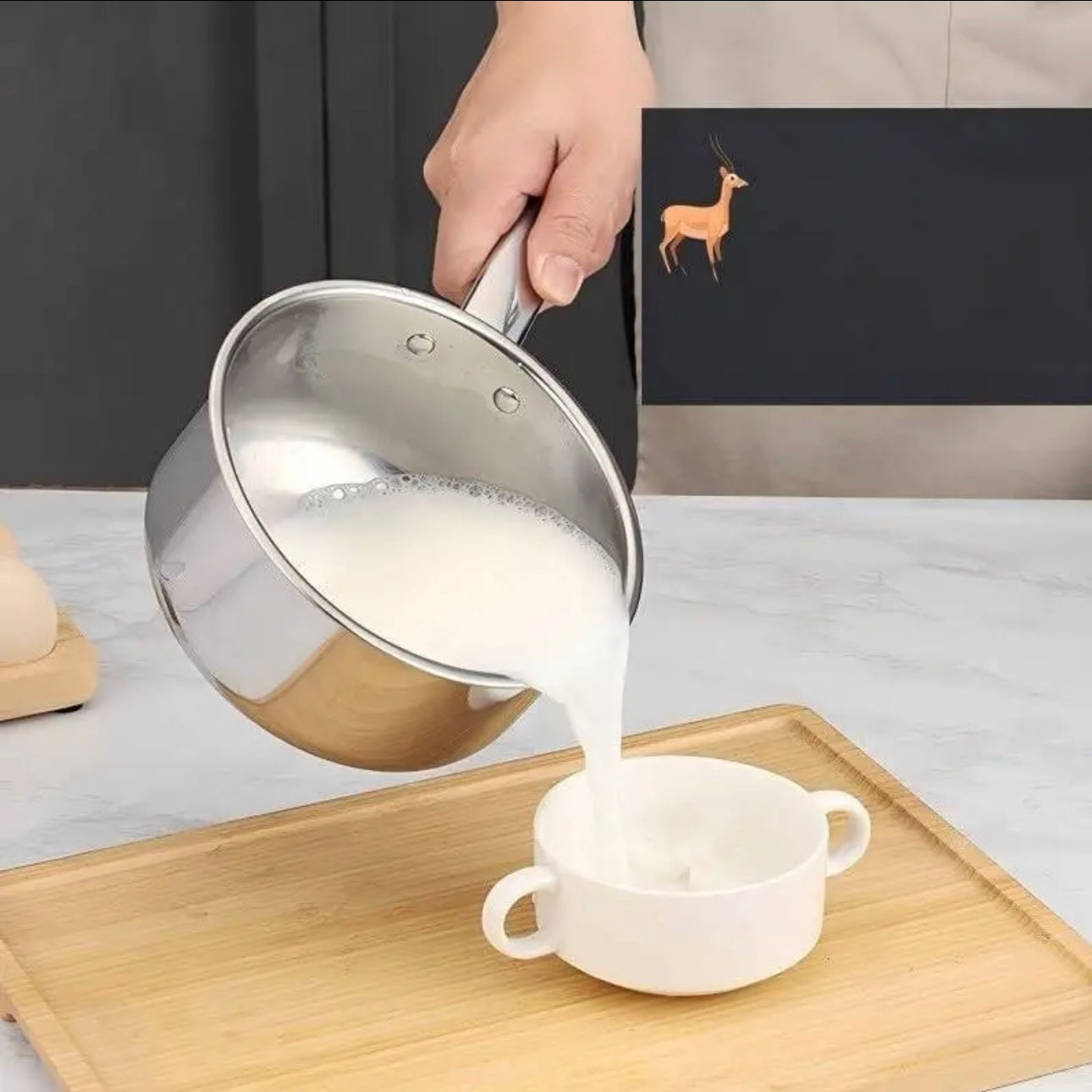 Zenora 15-Piece Stainless Steel Cookware Set with Instant Yeast