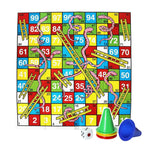 Zenora Snakes and Ladders & Ludo Board Game For Kids & Family Game Set