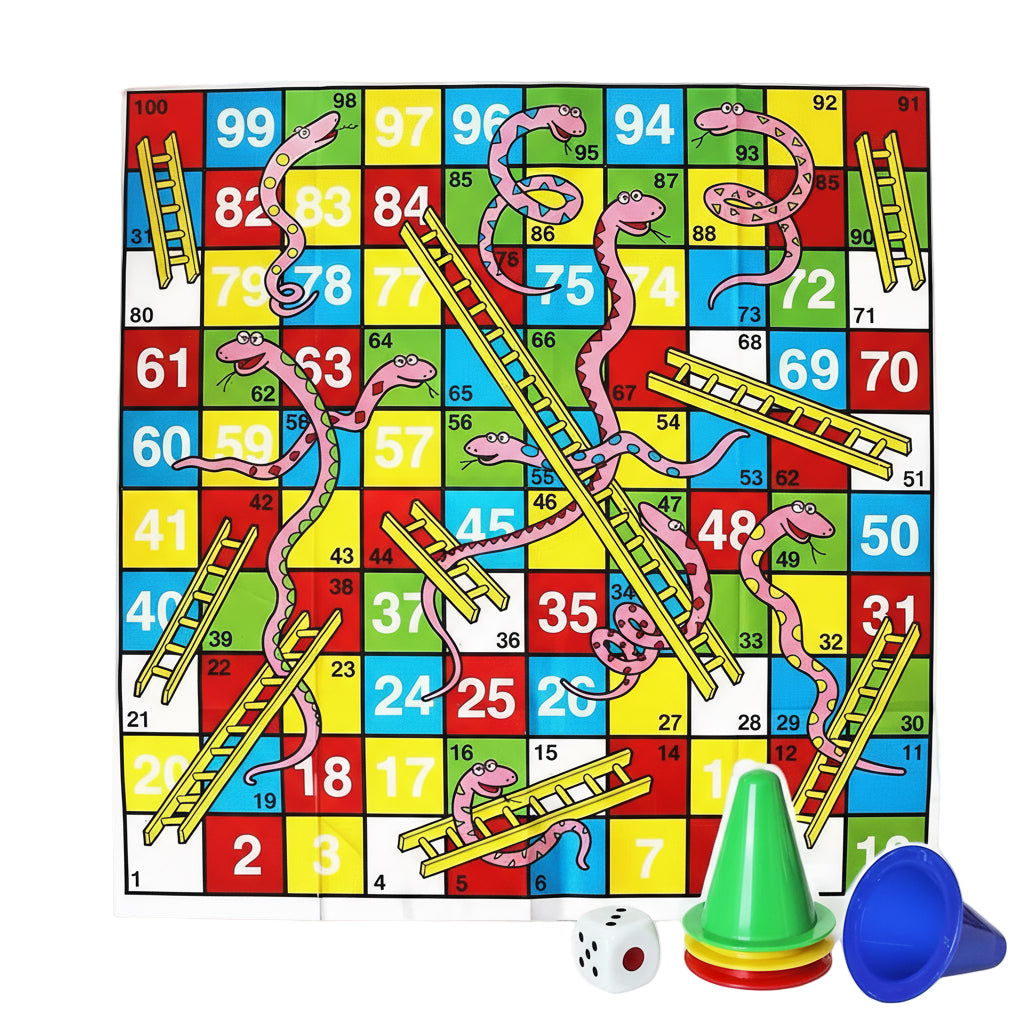 Zenora Snakes and Ladders & Ludo Board Game For Kids & Family Game Set