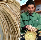 Zenora Handmade Bamboo Woven LED Bedside Lampr