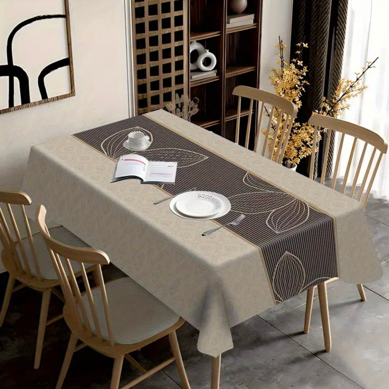 Zenora Vintage Bohemian Floral Tablecloth