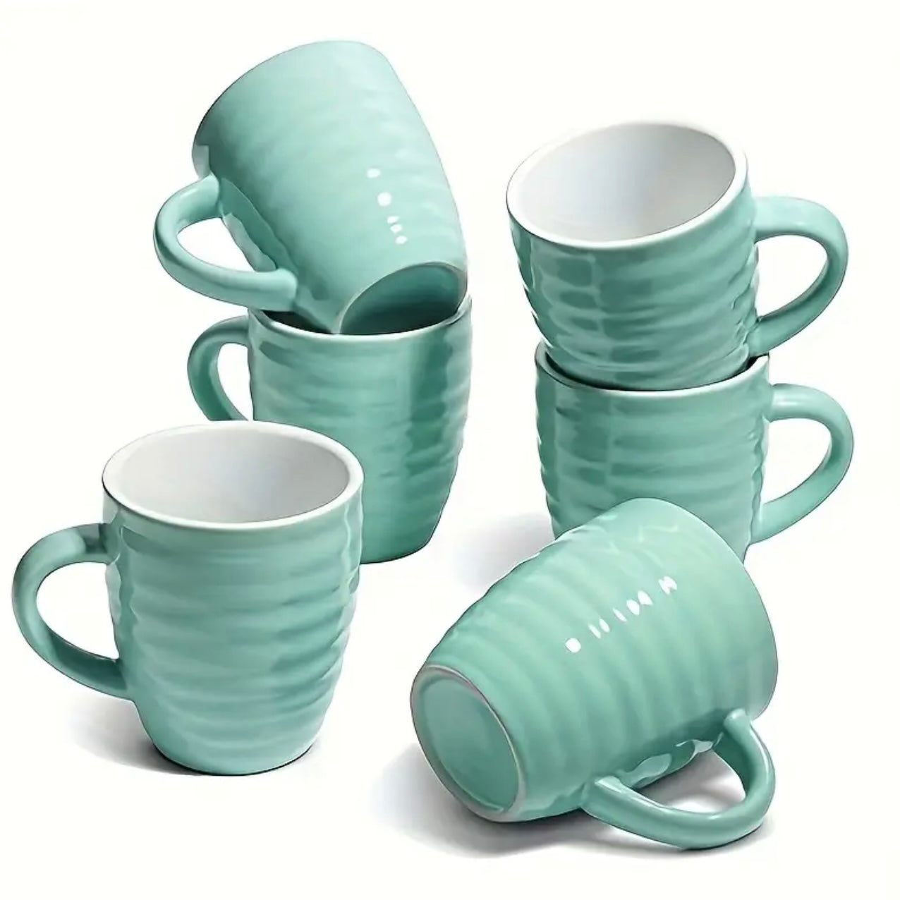 Zenora 6pcs Ceramic Coffee Mug Set