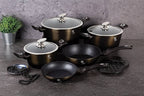 Zenora Berlinger Haus 13-Piece Marble Coating Smart Lid Cookware Set