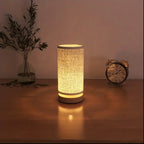 Zenora Modern Solid Wood Bedside Table Lamp