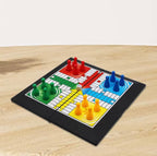 Zenora Ludo Game Set – Foldable Board for Travel, Family & Parent-Child Interaction