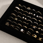 Haute Chic 62-Piece Stackable Ring Set