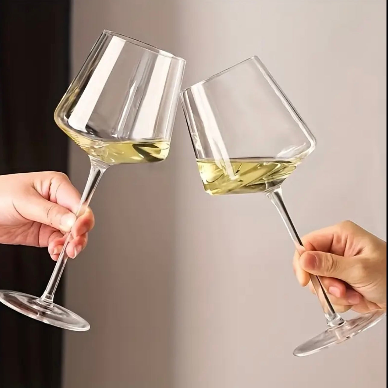 Zenora Large Burgundy Wine Glasses