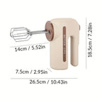 Zenora Dual-Color Rechargeable Electric Hand Mixer