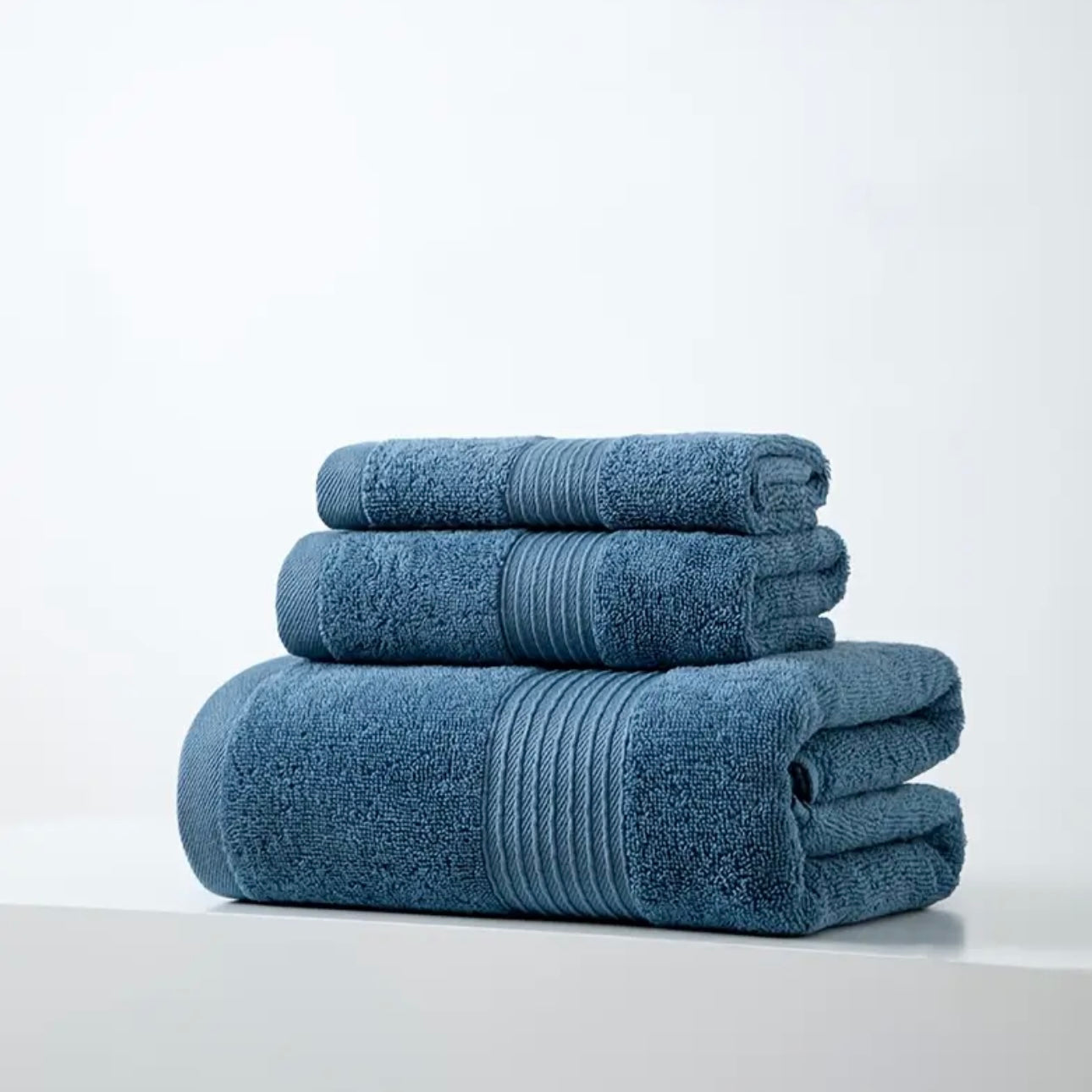 Zenora 3pcs 100% Cotton Luxury Towel Set