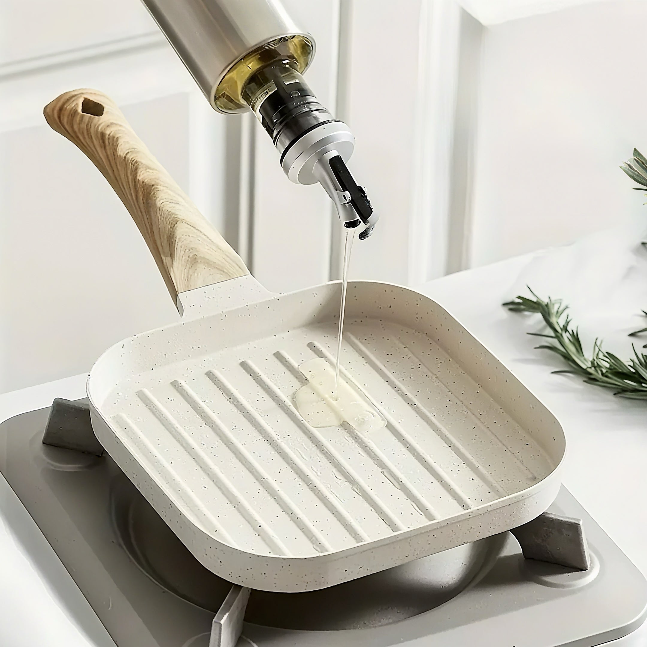 Zenora McFanshi Multifunctional Cast Iron Steak Pan