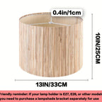 Zenora Set of 2 Boho Rattan Lamp Shades