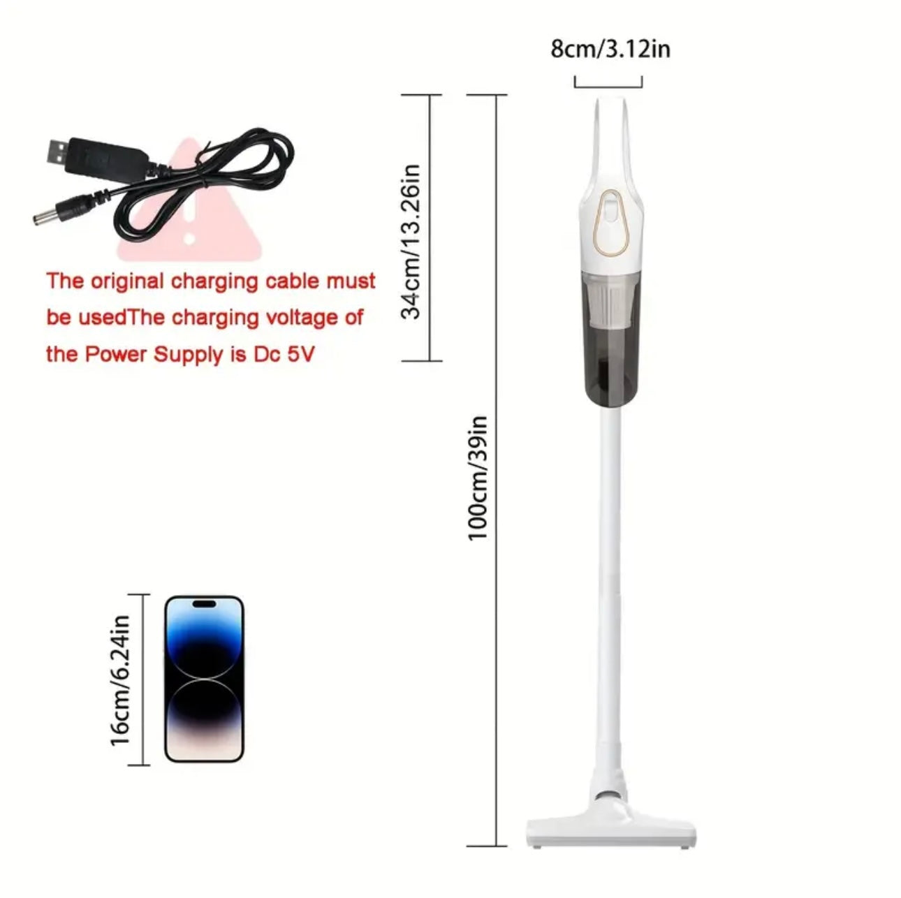 Zenora 3-in-1 Cordless Vacuum Cleaner