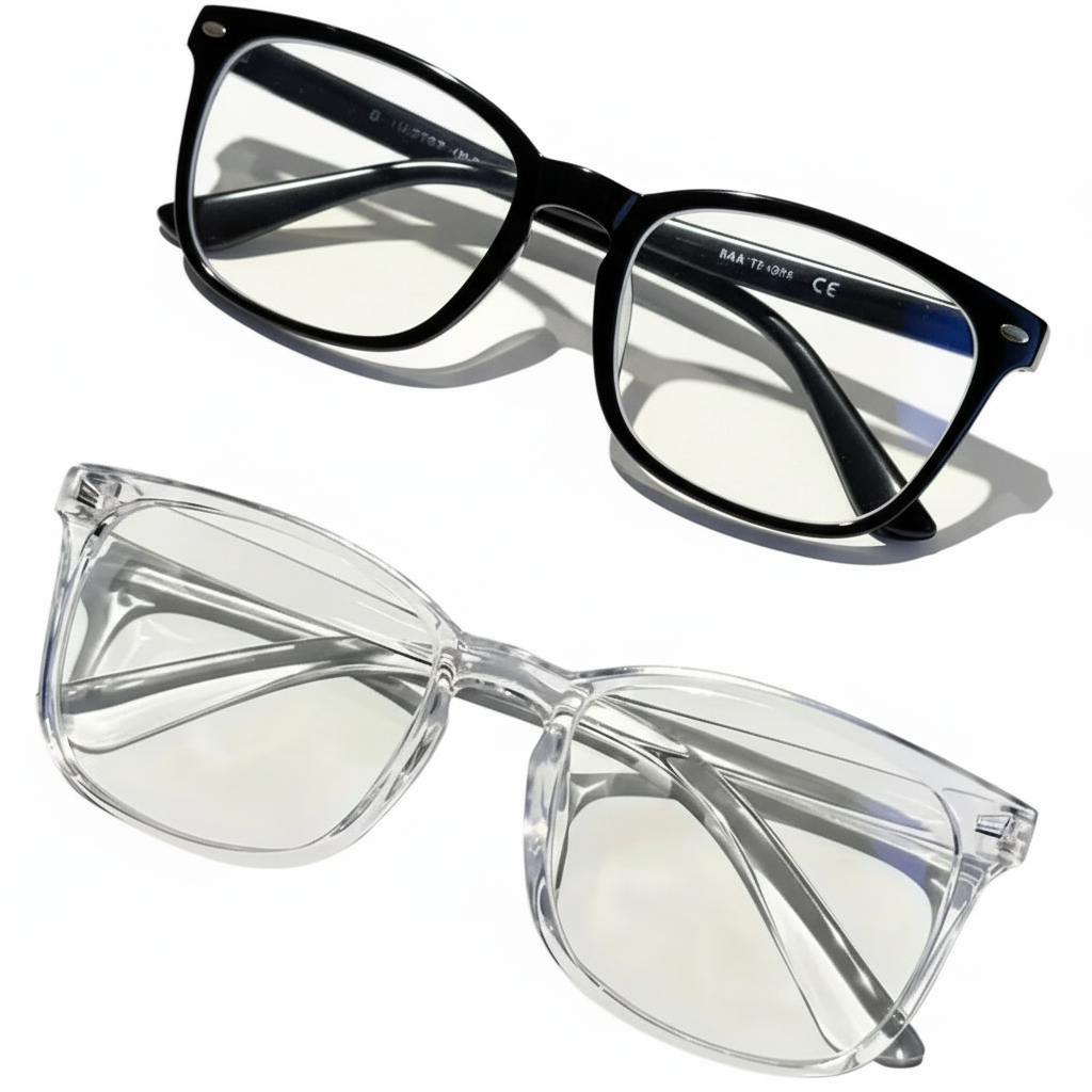 2 Pairs of Stylish Fashion Glasses