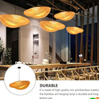 Zenora Rustic Vintage Woven Chandelier