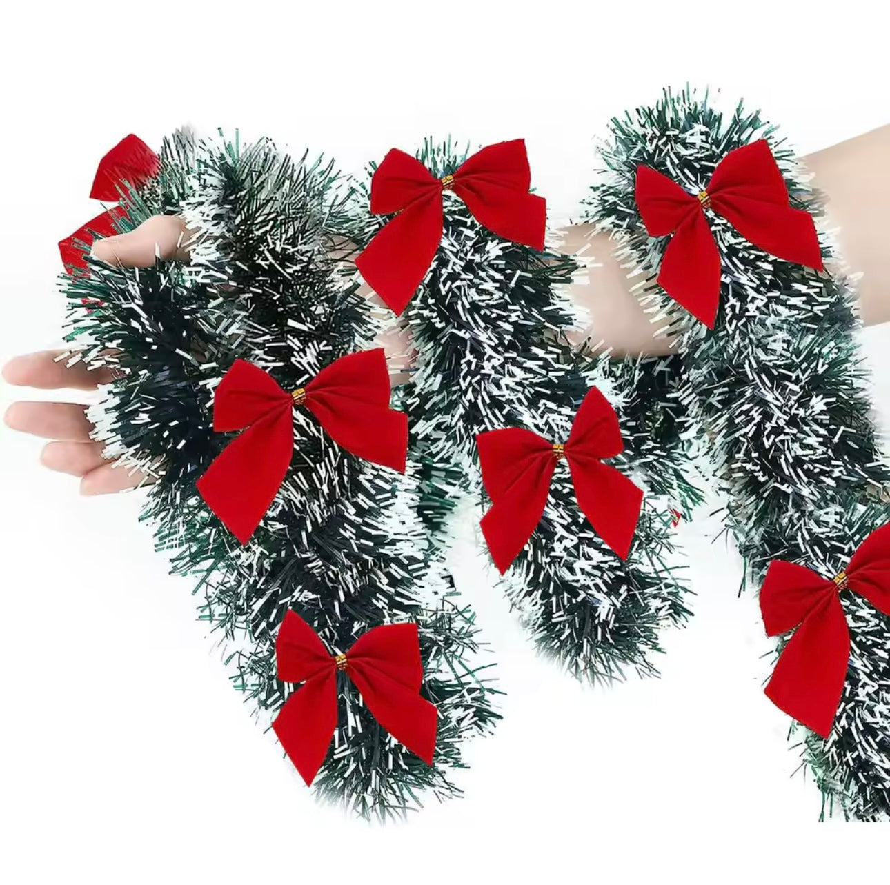 Zenora Artificial Christmas Garland with Bowknot