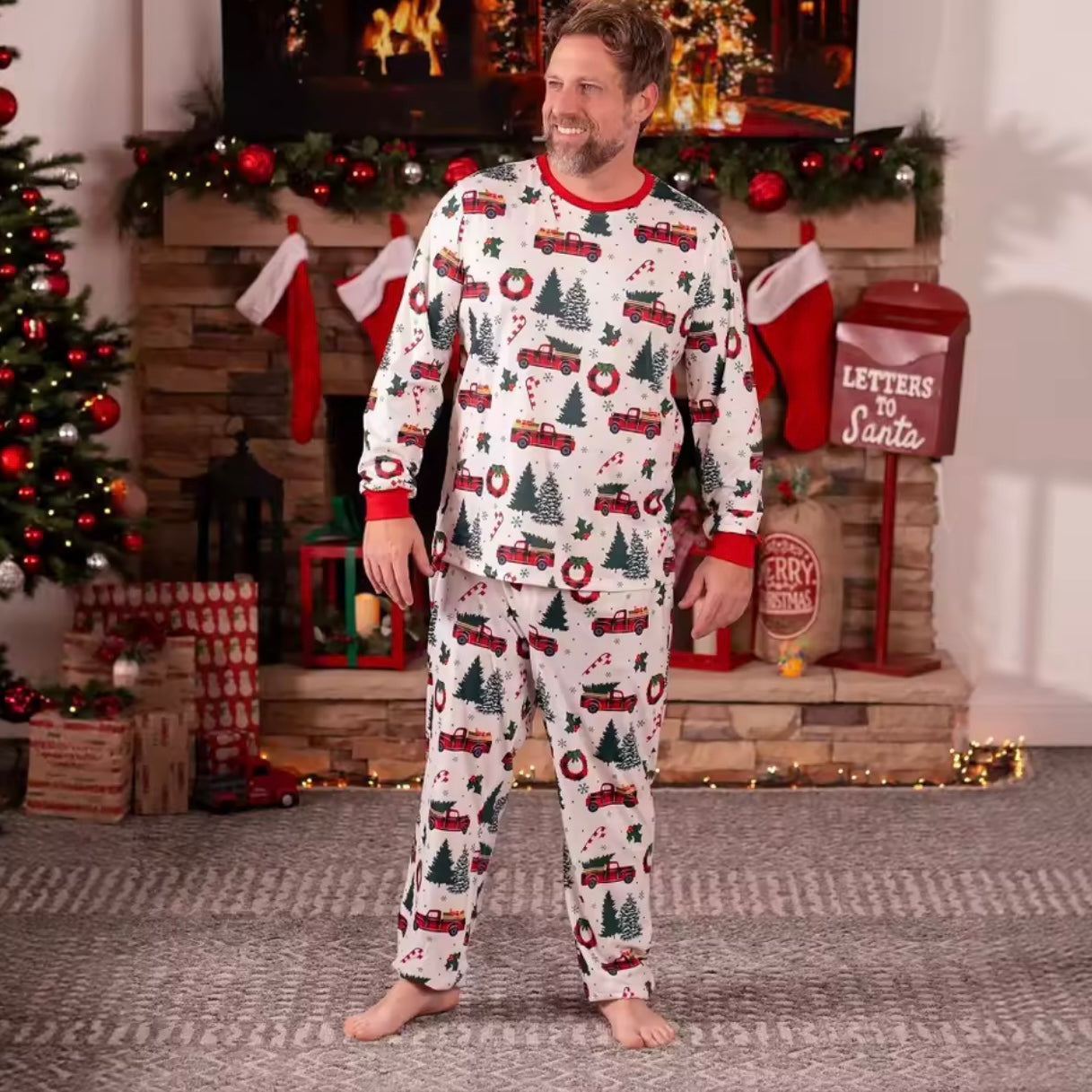 Zenora Christmas Family Matching Pajama Set (Adults, Kids, Baby & Dog)