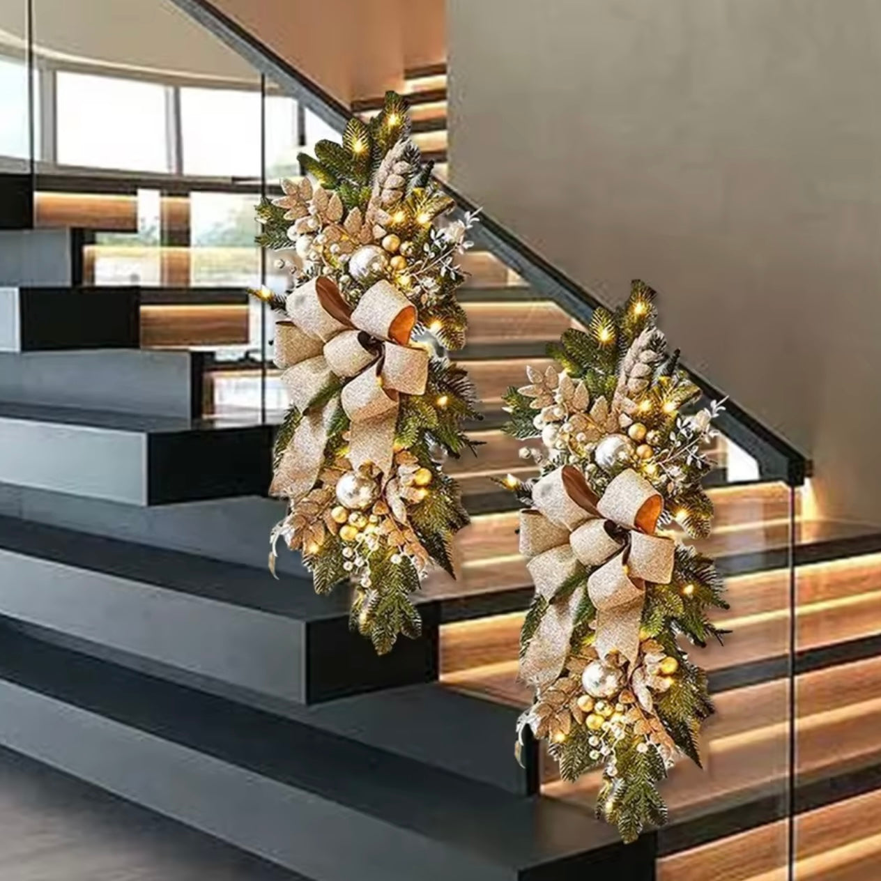 Zenora Prelit Christmas Garland & Wreath