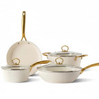 Zenora Light Luxury Ceramic Cookware Set (11pcs)