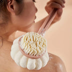 Zenora 2-in-1 Long-Handled Body Brush & Loofah