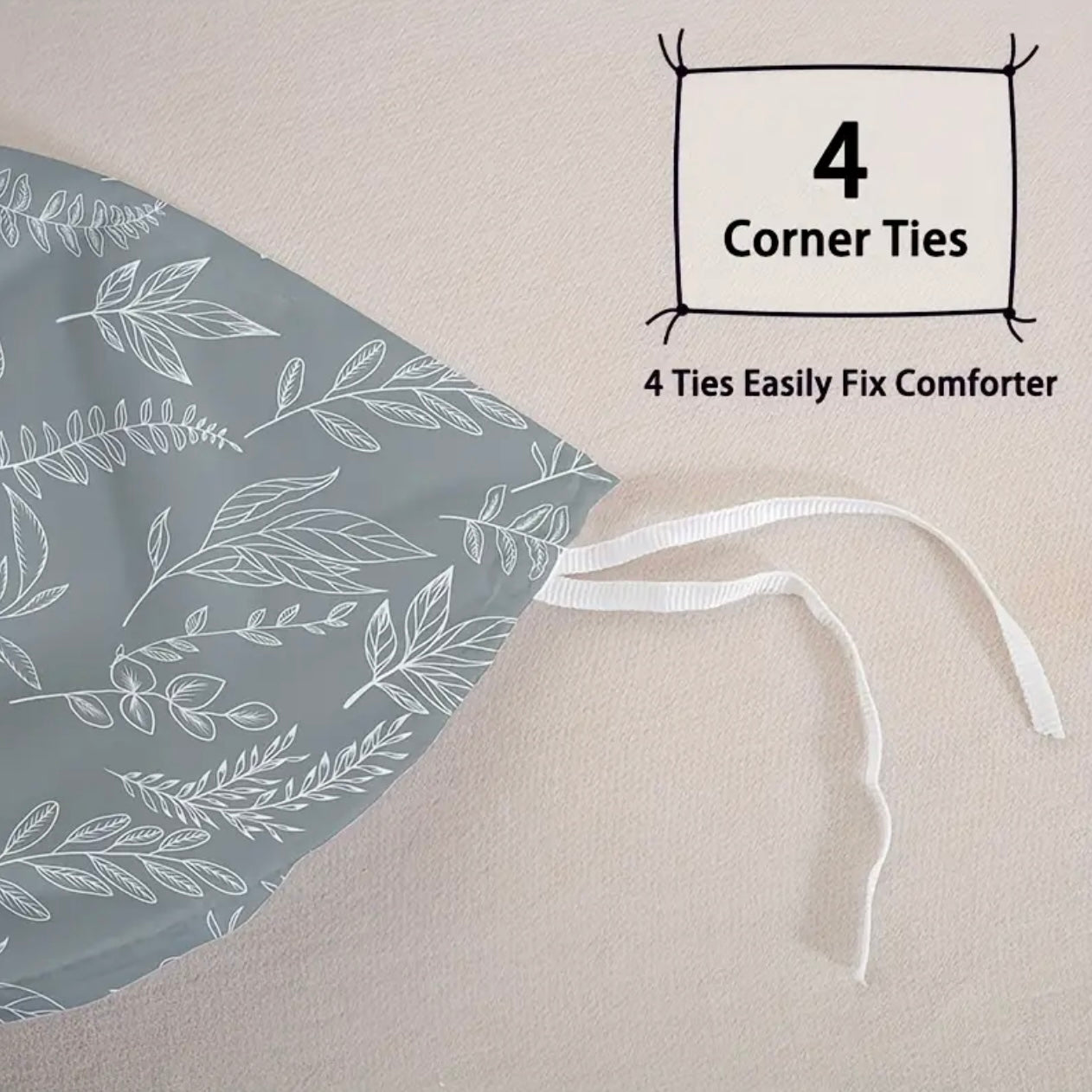 Zenora 3-Piece Chengchengge Printed Down Comforter Set