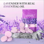 Zenora 14-Pack Lavender Shower Bomb Gift Set