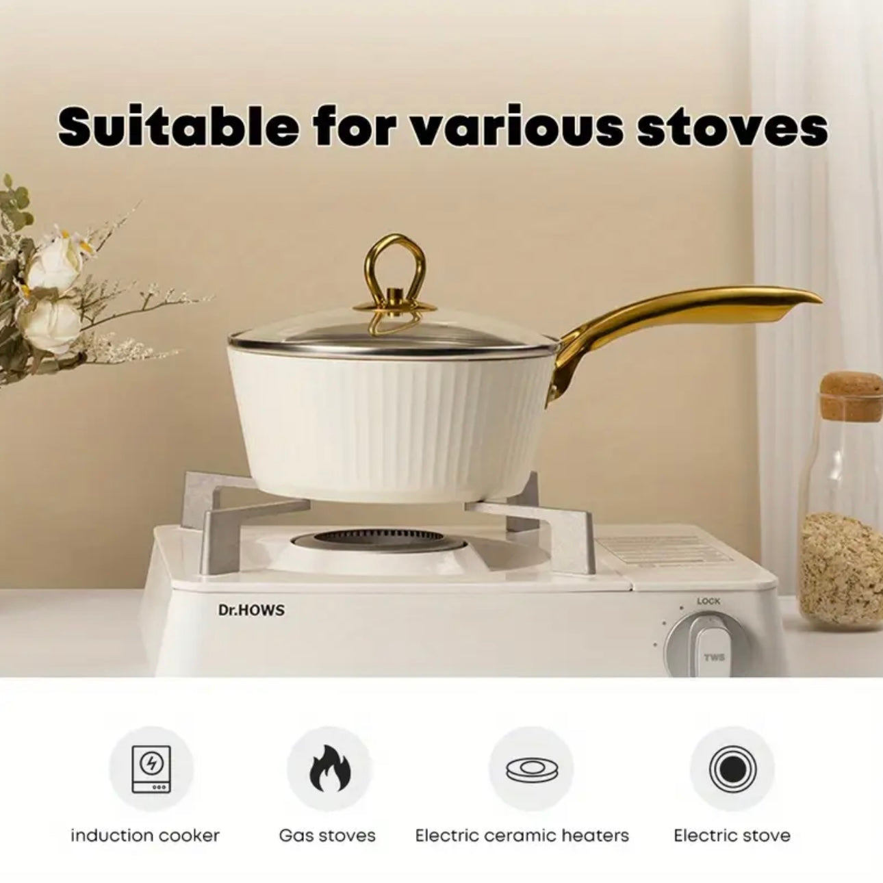 Zenora Light Luxury Ceramic Cookware Set (11pcs)