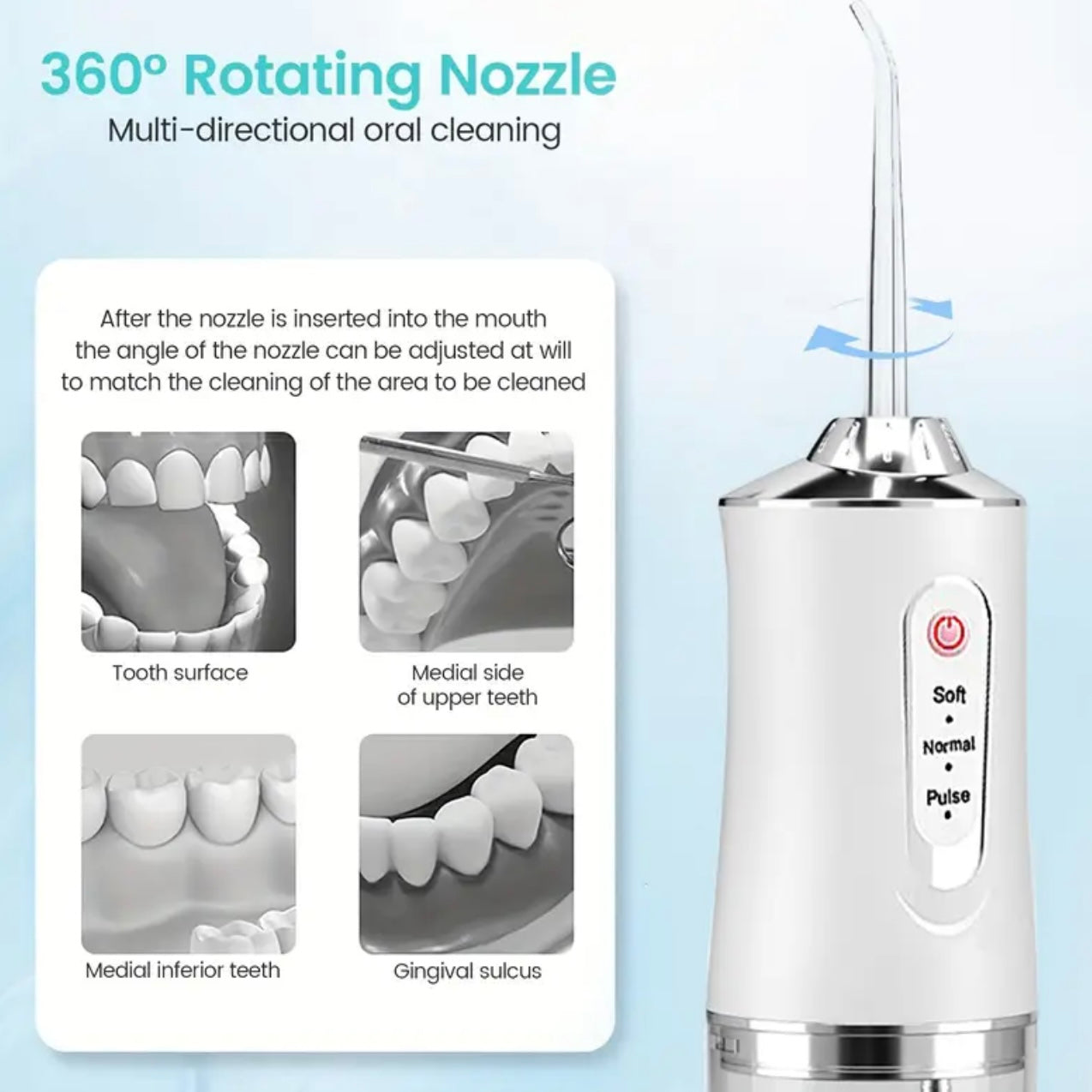 Zenora USB-Powered Electric Tooth Cleaner