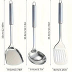 Zenora 10-Piece Premium Stainless Steel Kitchen Utensil Set