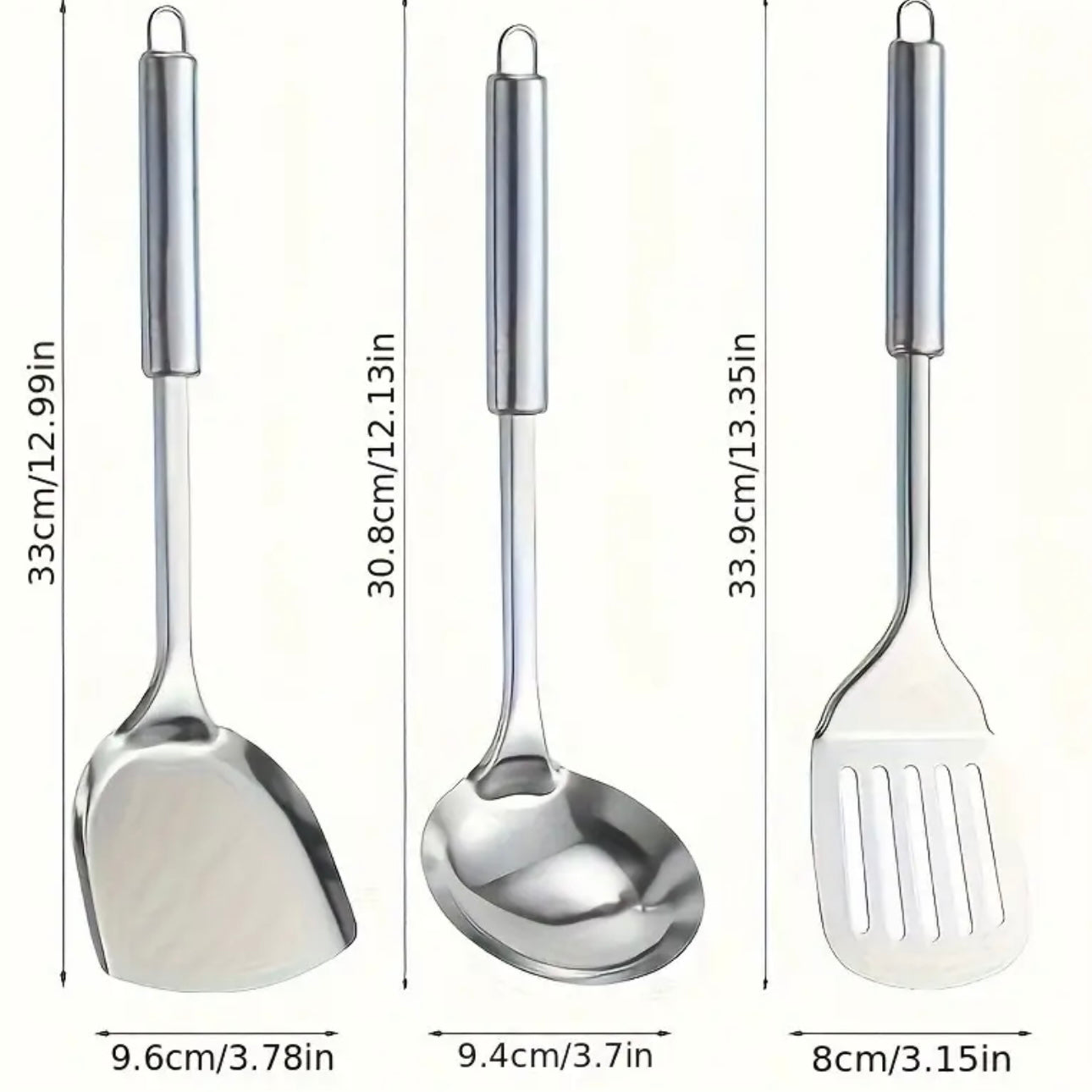 Zenora 10-Piece Premium Stainless Steel Kitchen Utensil Set