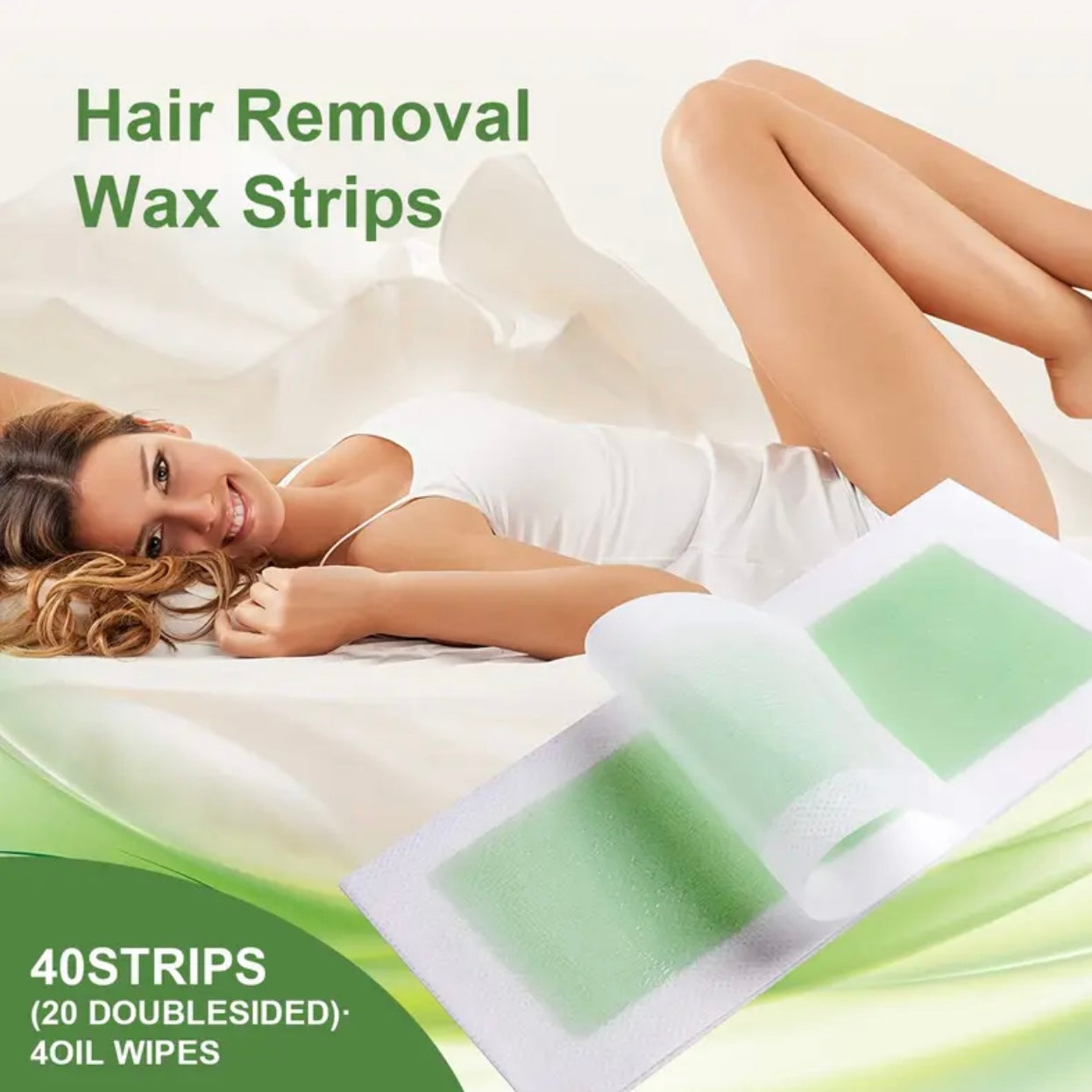 Zenora Olive Oil Wax Strip Hair Removal Set