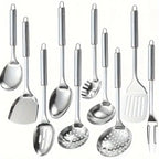 Zenora 10-Piece Premium Stainless Steel Kitchen Utensil Set