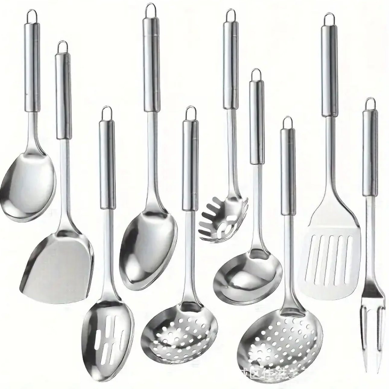 Zenora 10-Piece Premium Stainless Steel Kitchen Utensil Set