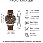 3pcs Men’s Quartz Watch Set