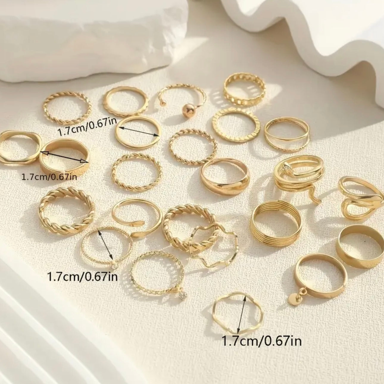 Serpentine Éclat 54-Piece Stackable Ring Set