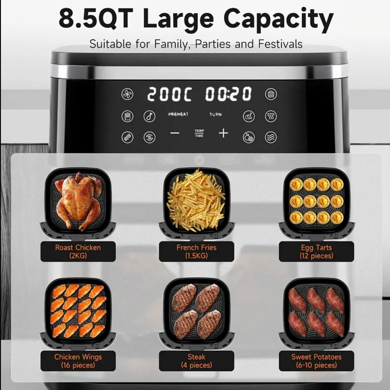 Zenora Rayswitch 8.5L Air Fryer Oven