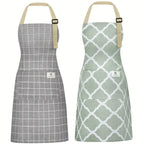 Zenora 2-Piece Heavy Duty Kitchen Chef Apron Set