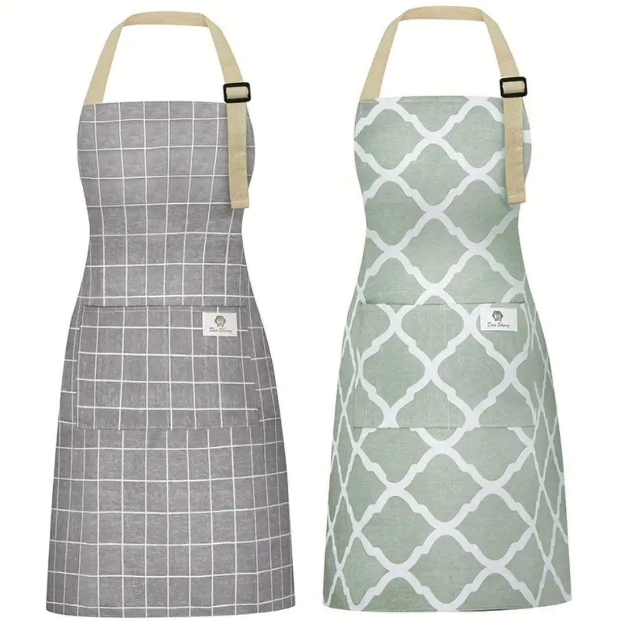 Zenora 2-Piece Heavy Duty Kitchen Chef Apron Set