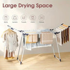 Zenora Freestanding Folding Metal Clothes Drying Rack