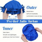 4pcs Funky Retro Tassel Headbands & Pirate Hats