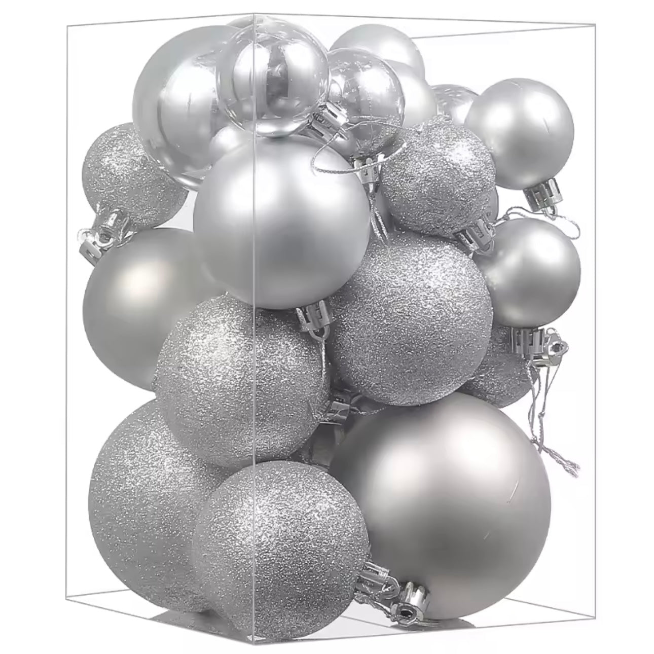 Zenora 24pcs Christmas Ball Hanging Ornaments