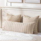 Zenora Bocwre 3pcs Corduroy Pillow Cover Set