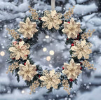 Zenora 21pcs Christmas Artificial Flower & Berry Bouquet Set