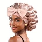 Zenora Ellitina Leopard Print Satin Sleep Cap