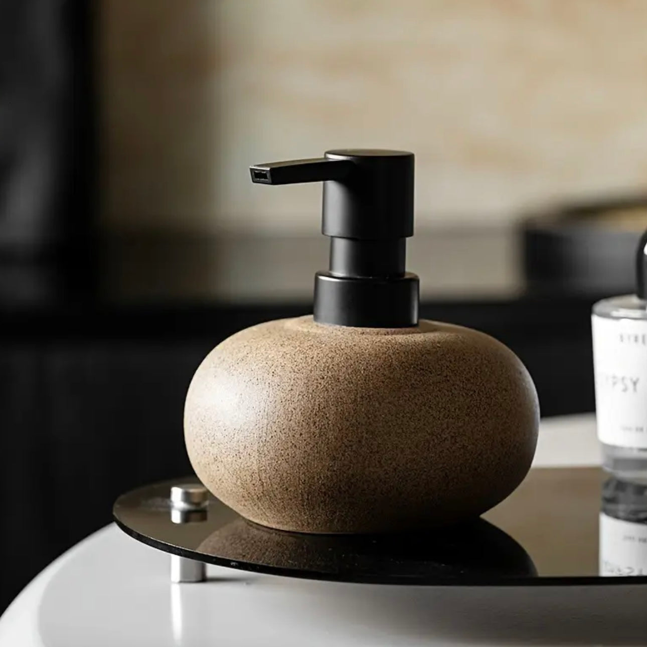 Zenora Wabi-Sabi Ceramic Soap Dispenser
